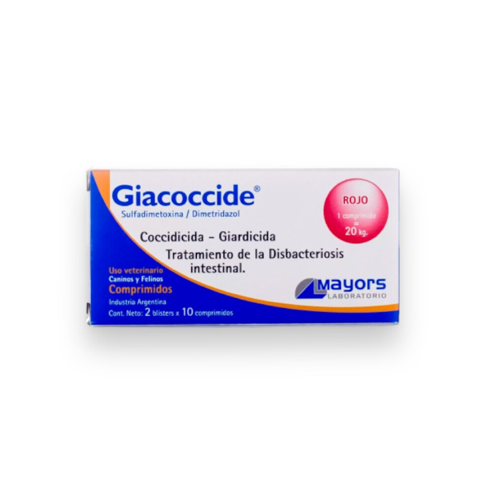 GIACOCCIDE ROJO MAYORS X10 COMPRIMIDOS GIACOCCIDE ROJO MAYORS X10 COMPRIMIDOS