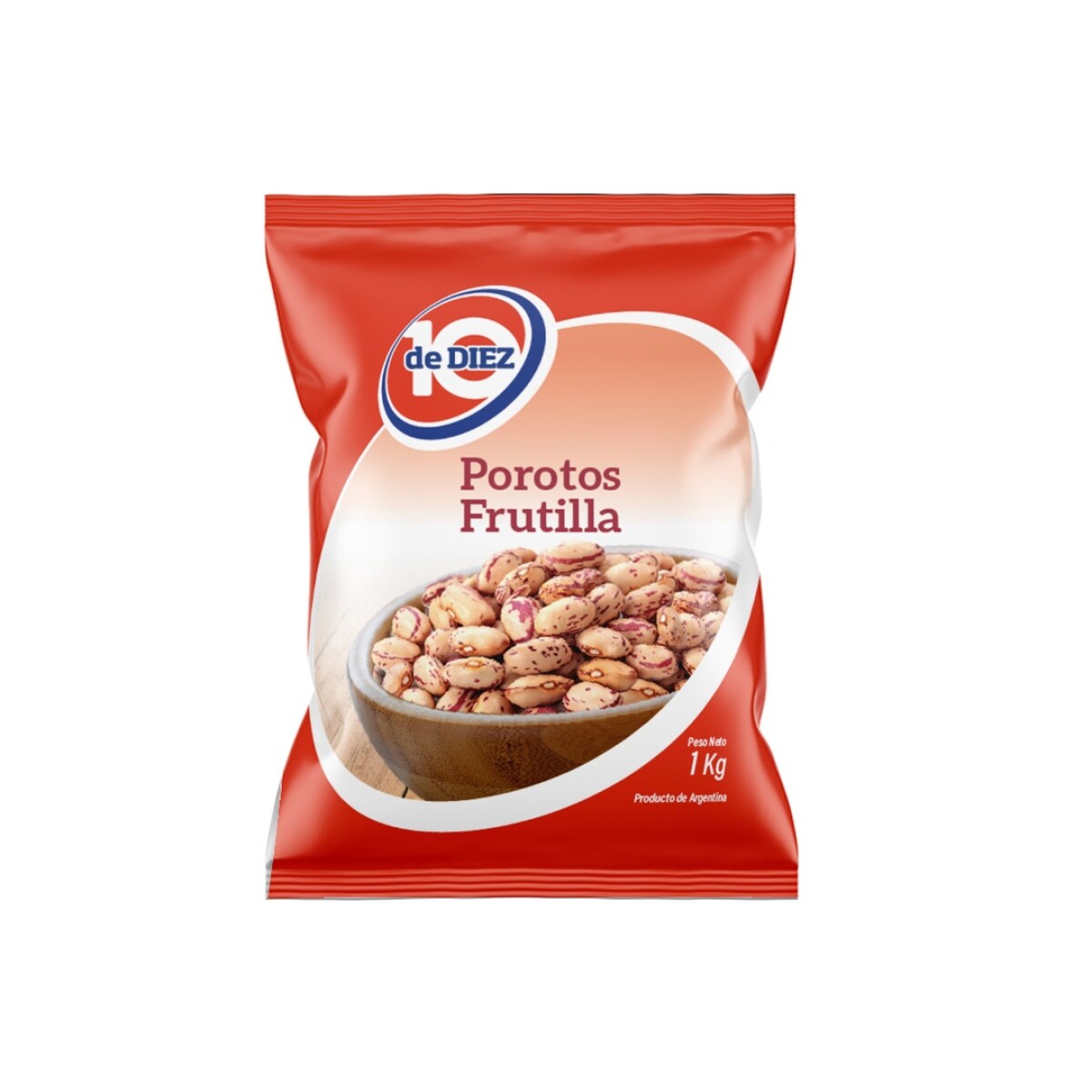 POROTO FRUTILLA DE DIEZ 1K 