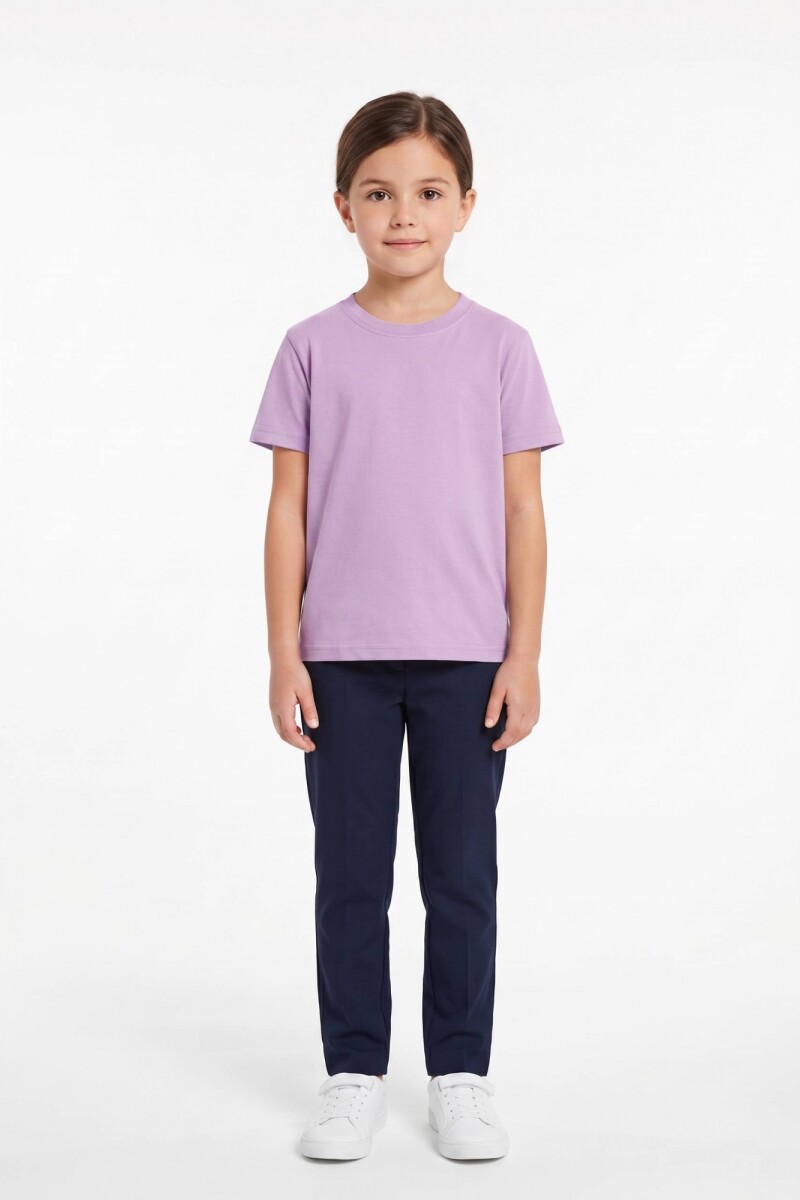 Remera cuello redondo ICONIC 150 LAVANDA