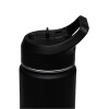 Botella térmica Tramontina Thermo Hydration 650 ml Negro