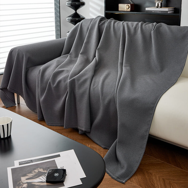 Manta sillon y cama 180x280cm gris