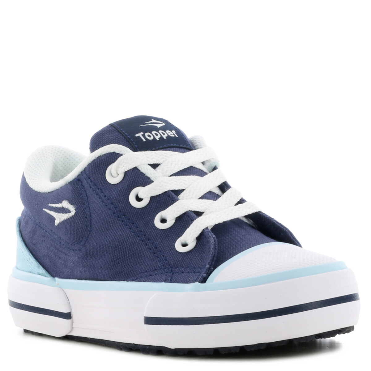 Championes de Niños Topper Street Nova Low Kids - Azul - Celeste 