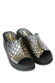 Zueco Plataforma Oro Negro