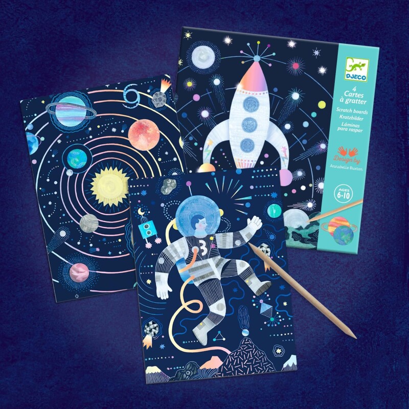 Set x4 láminas para raspar del espacio Set x4 láminas para raspar del espacio