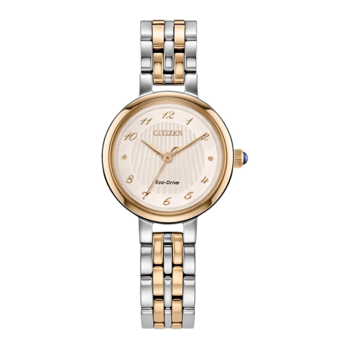 Reloj Citizen Eco-Drive EM0996-84Y para dama con correa de acero - Rosé 
