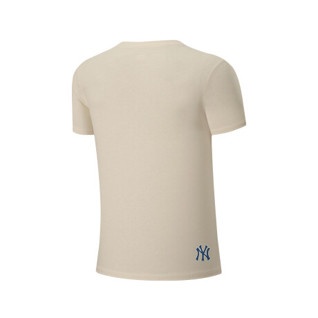 CAMISETA MLB FRONT METAL FOIL RUBBER PRINT REGULAR Beige