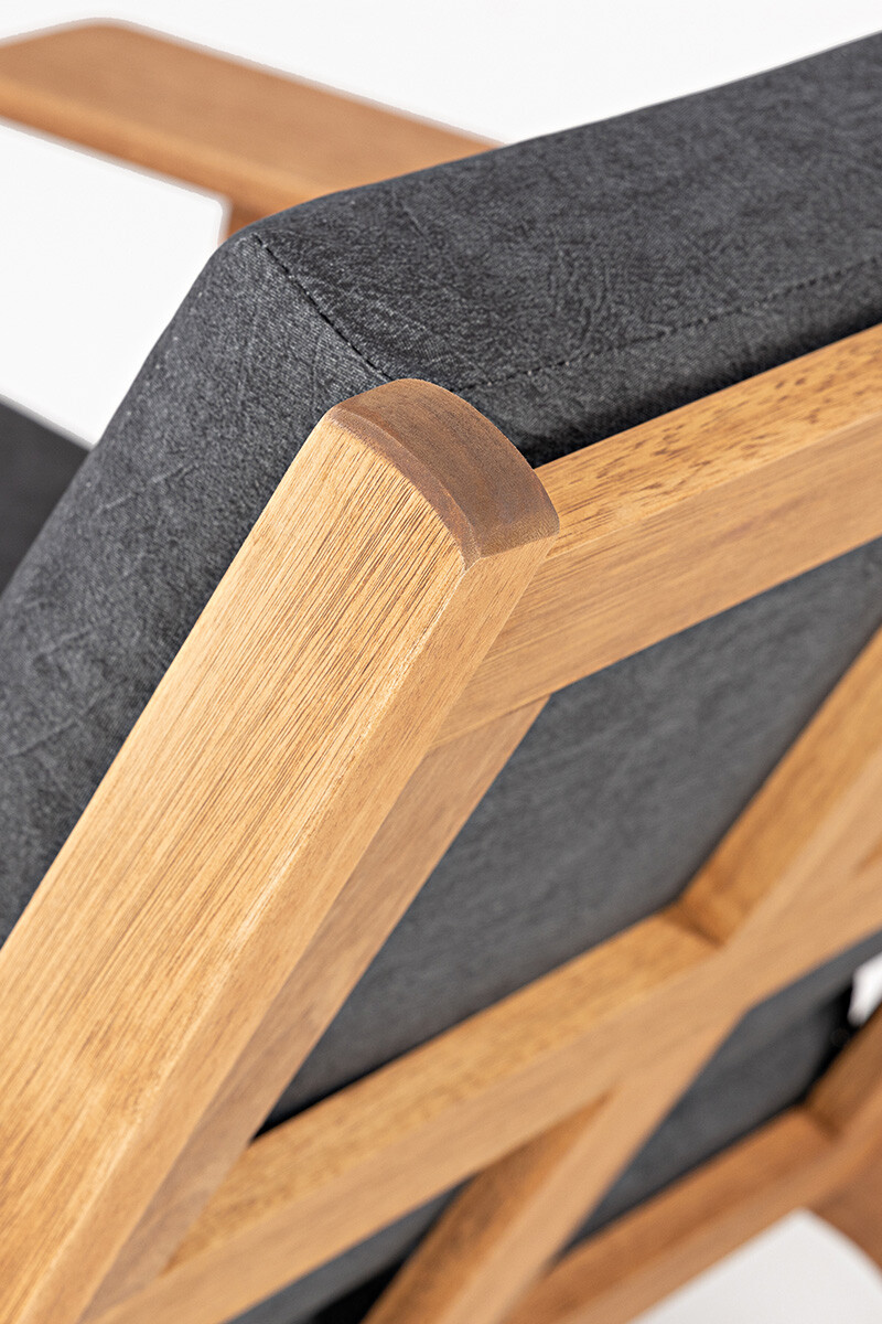 LOTUS SOFA SOFA LOTUS 2 LUGARES ACQUABLOCK NEGRO 144x87x86CM JATOBA