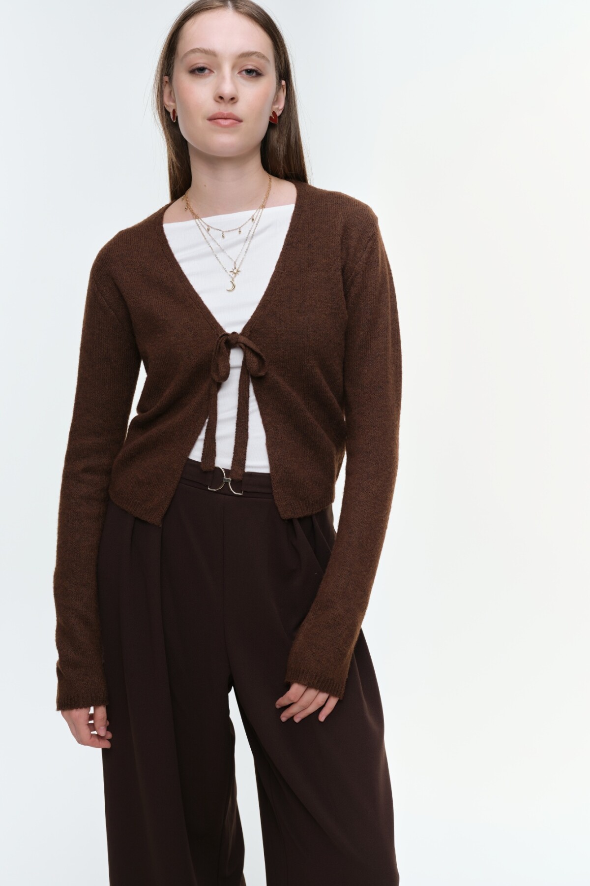 Cárdigan Aya Marron