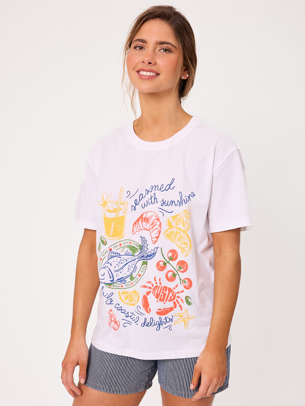T-SHIRT NANI RUSTY Blanco