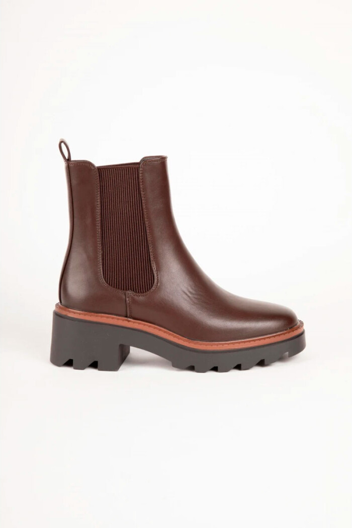 BOTA MUJER PADDOCK MINSET Marron