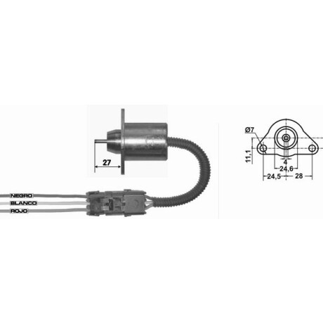 AUTOMATICO DE ARRANQUE - SOLENOIDE PARE BOB CAT =YK169.12V LC AUTOMATICO DE ARRANQUE - SOLENOIDE PARE BOB CAT =YK169.12V LC