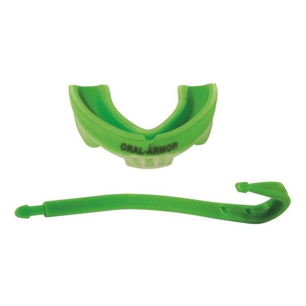 Protector Bucal Niño Boxeo Hockey Rugby Correa Deporte Color Variante Verde