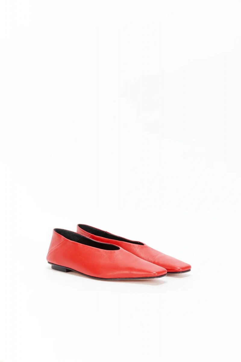 MOCASIN AURORA Rojo