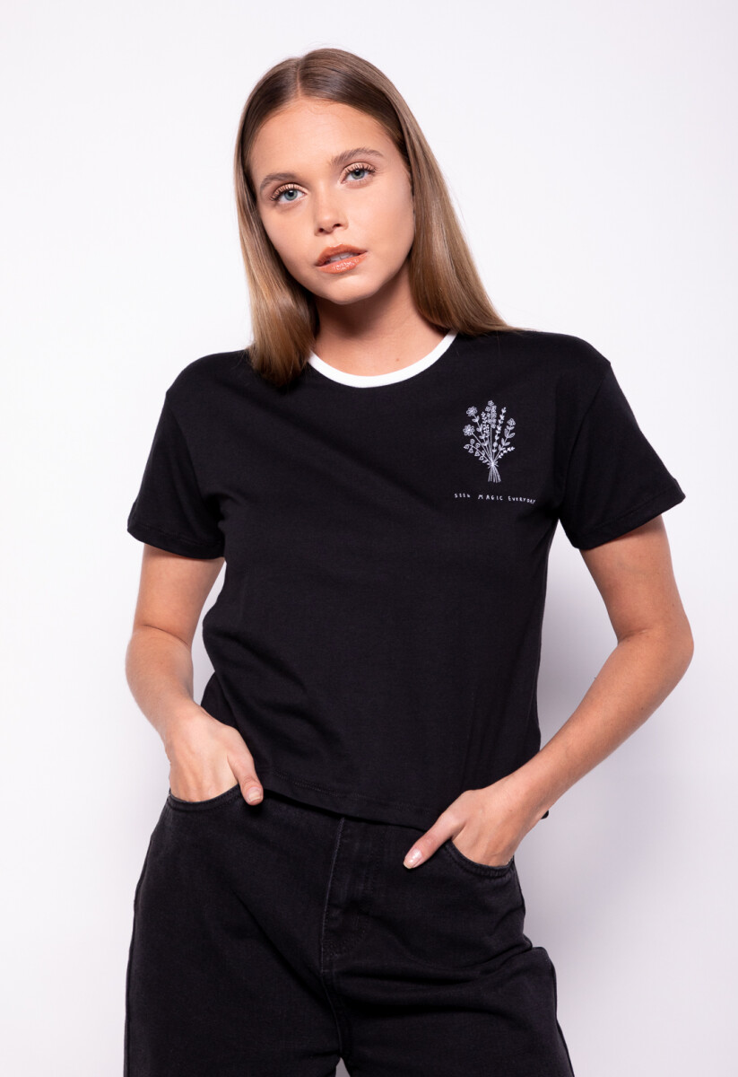 REMERA MARUTA - Negro 