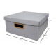 Caja organizadora Lino M 29cm x29cm x15cm GRIS