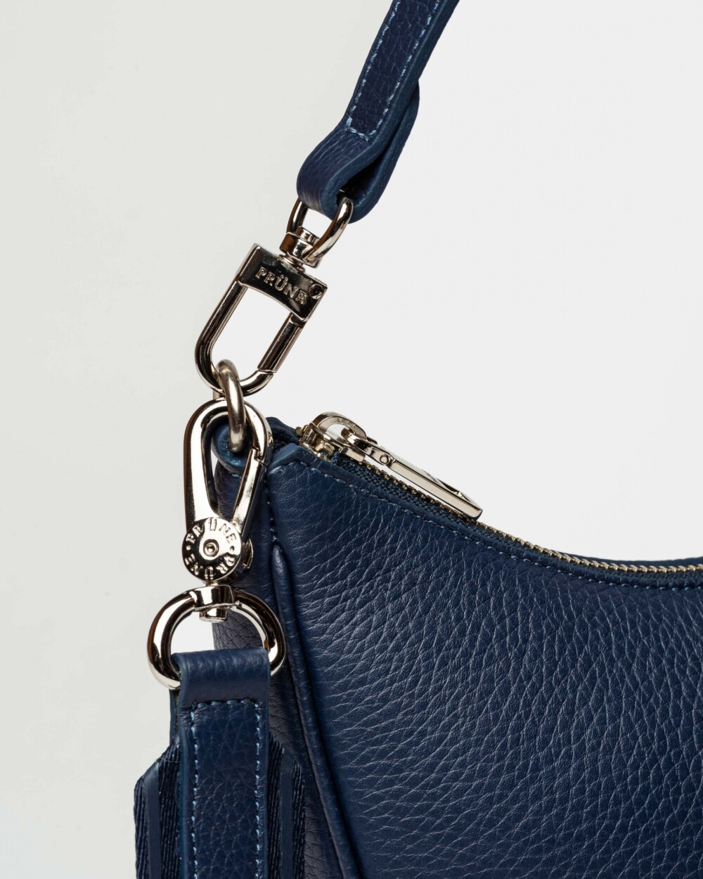 Bandolera Venice en cuero graneado Marine Blue