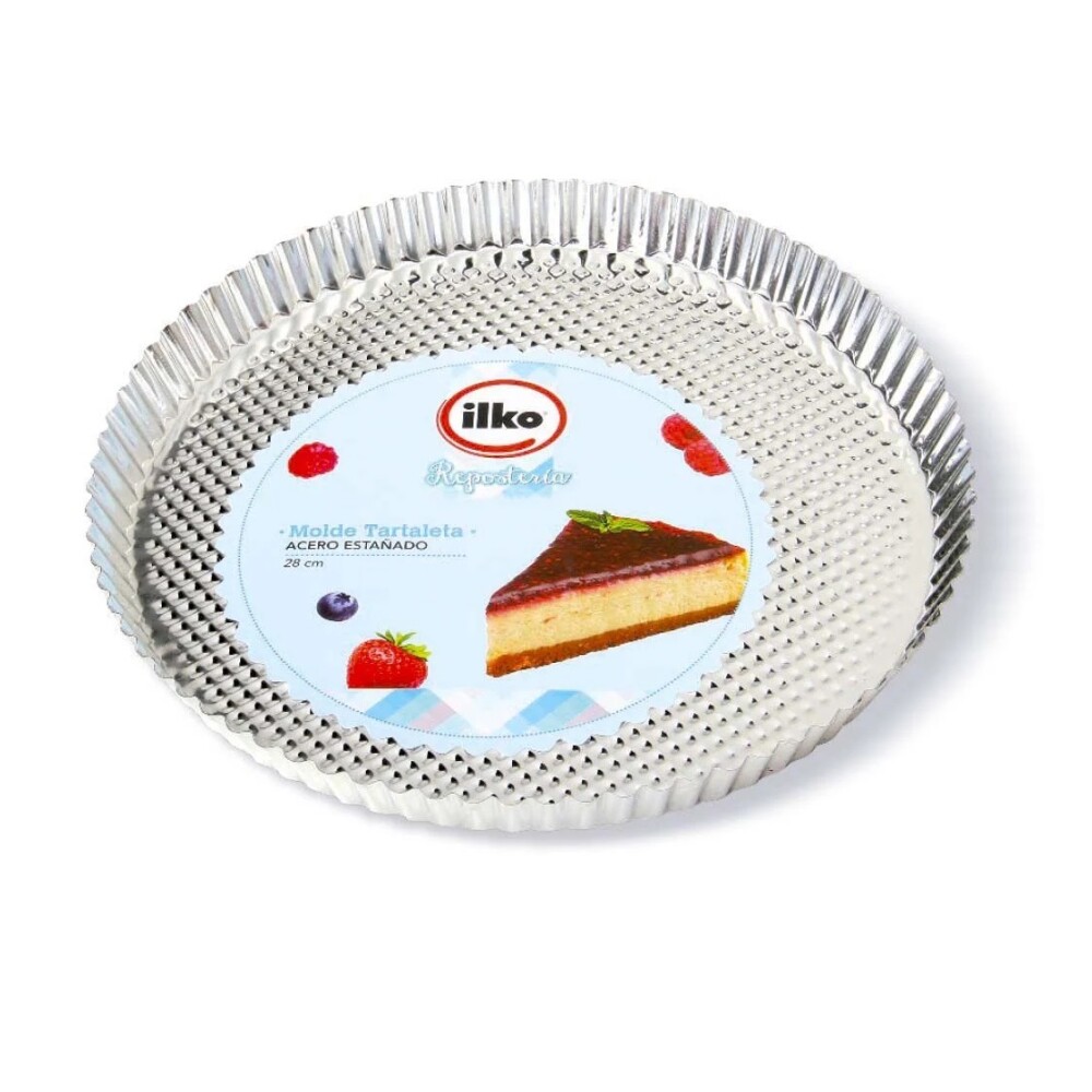 Molde Pastel-Pizza Estañado Ilko MOLDE PASTEL-PIZZA ILKO ESTAÑADO