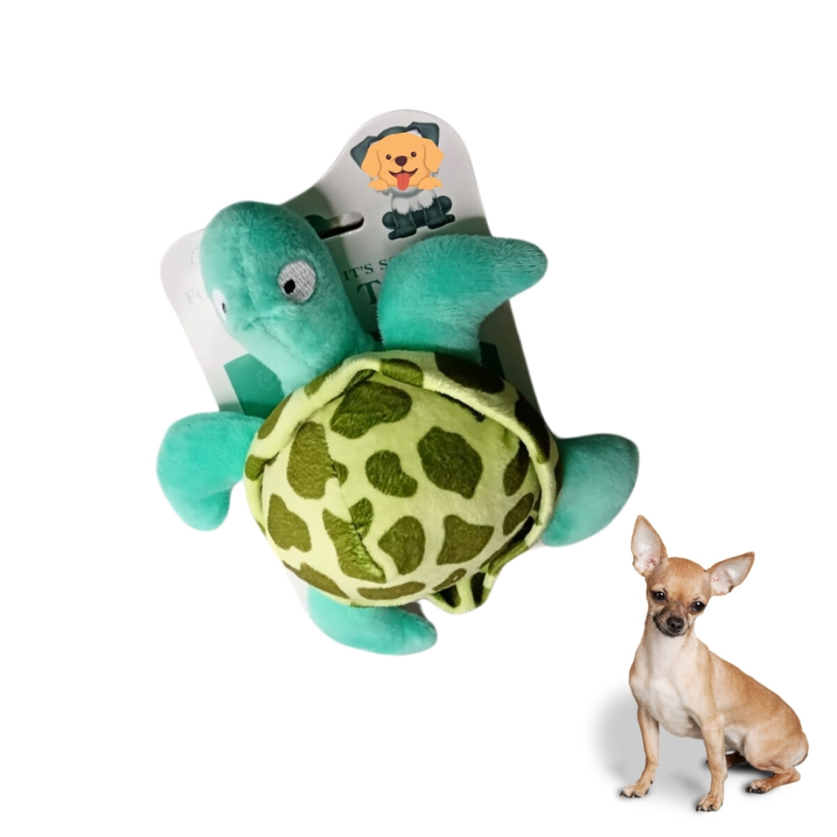 Juguete Perro Peluche Tortuga 