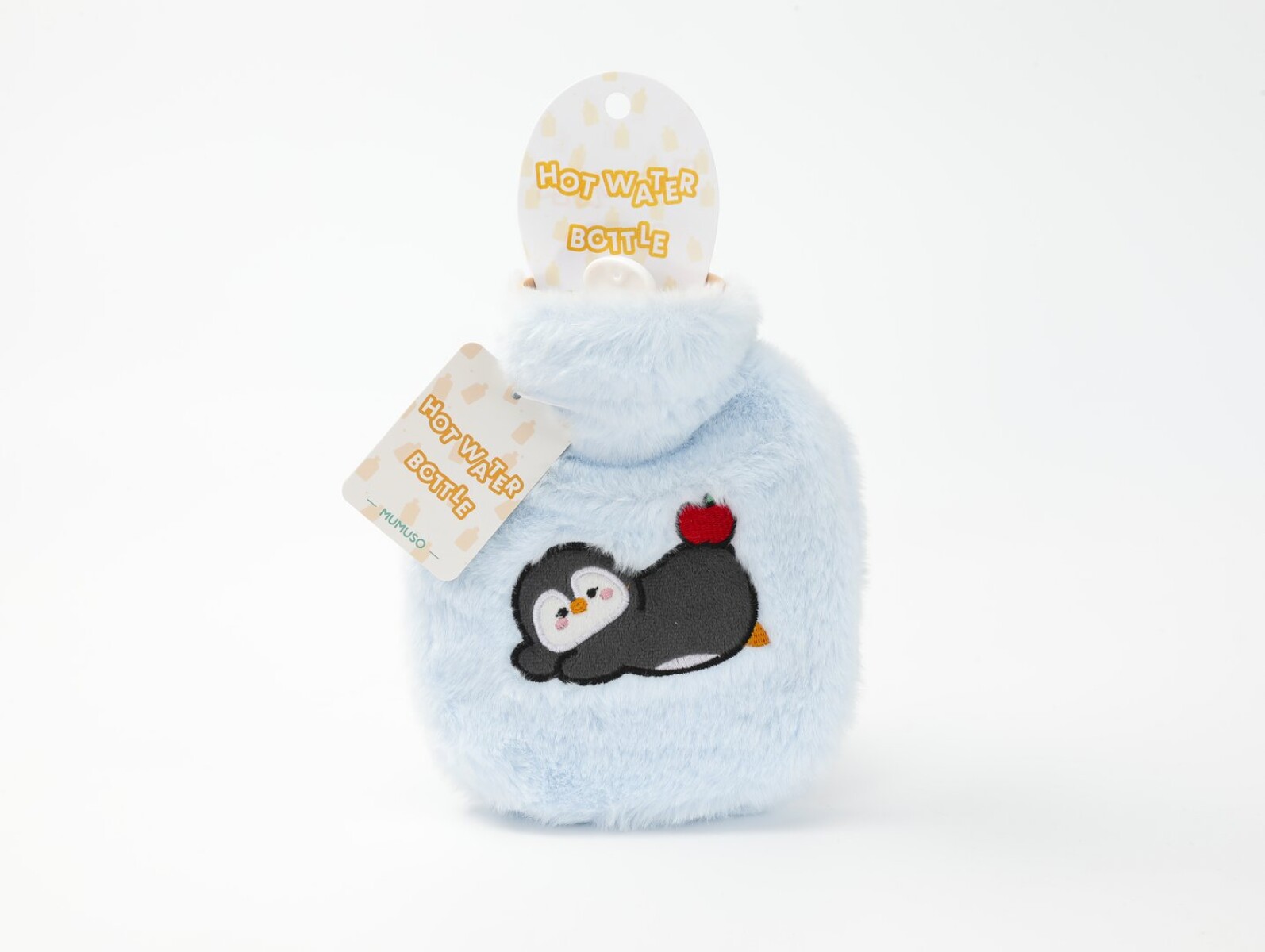 BOLSA DE AGUA CALIENTE PINGÜINO PATINADOR (450 ML / AZUL) 