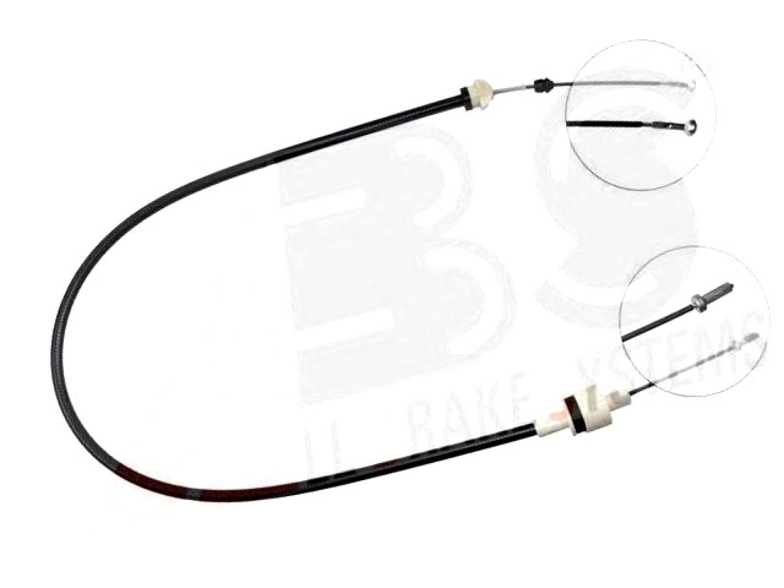CABLE EMBRAGUE FORD ESCORT 1.6 AE CHT 83/92 81AB.7K553 (FE313A) - 