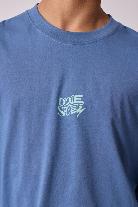 T-SHIRT TULAN DIXIE Azul Piedra
