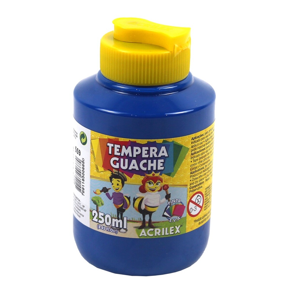 Témpera Acrilex 559 250Ml Azul 