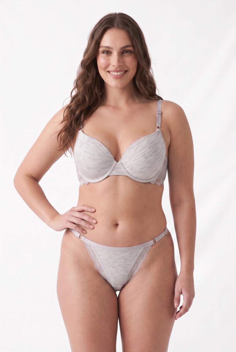 COLALESS DORITA - GRIS MELANGE M 