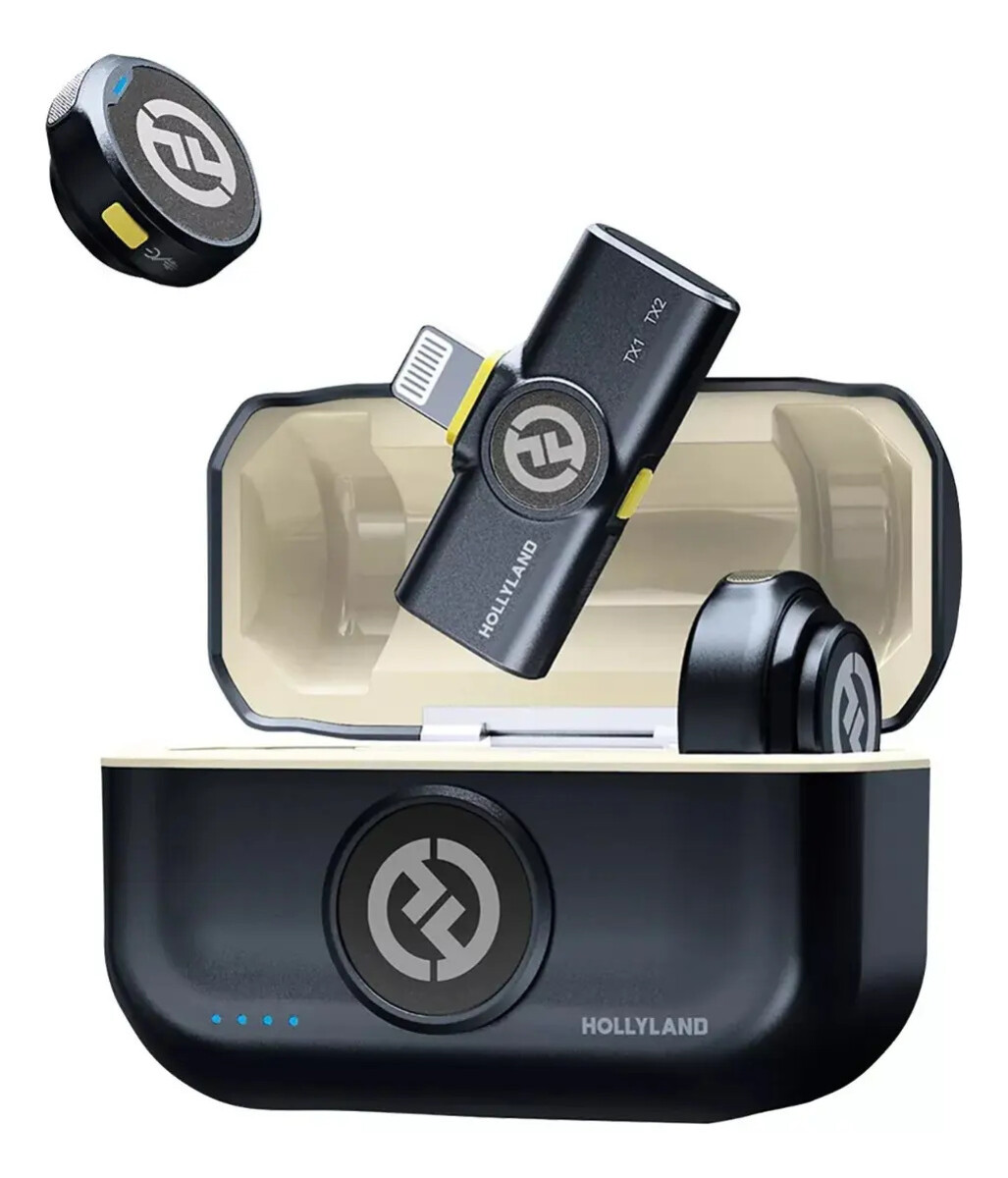 Micrófono Hollyland Lark M2 Duo Lightning - MICROFONO HOLLYLAND LARK M2 DUO LIGHTNIN 