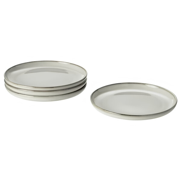 Plato Postre Ceramica Gris Organic x24 19.5cm | Selecta Plato Postre Ceramica Gris Organic x24 19.5cm | Selecta