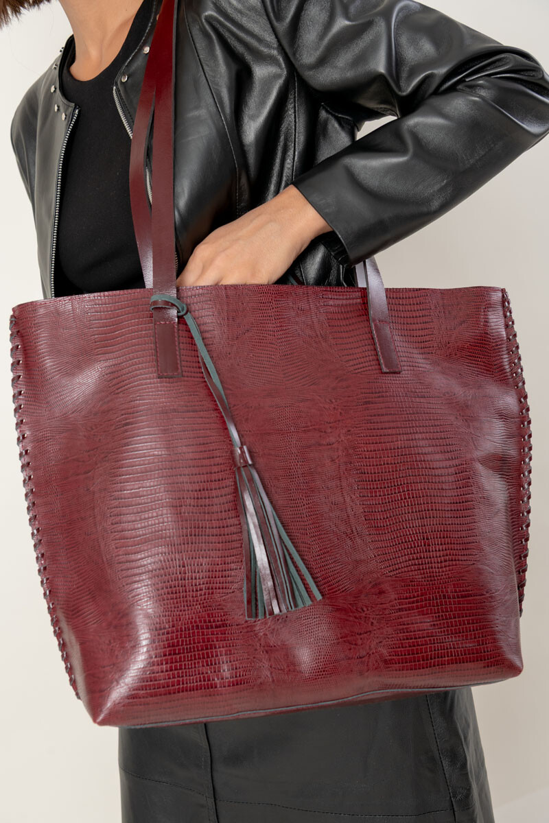 Bolso Apolo - Bordeaux repril 