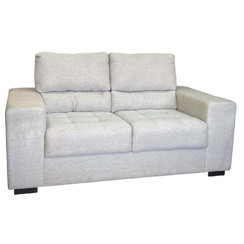 SOFA 2 CUERPOS - TELA RUSTICA CLARA SOFA 2 CUERPOS - TELA RUSTICA CLARA