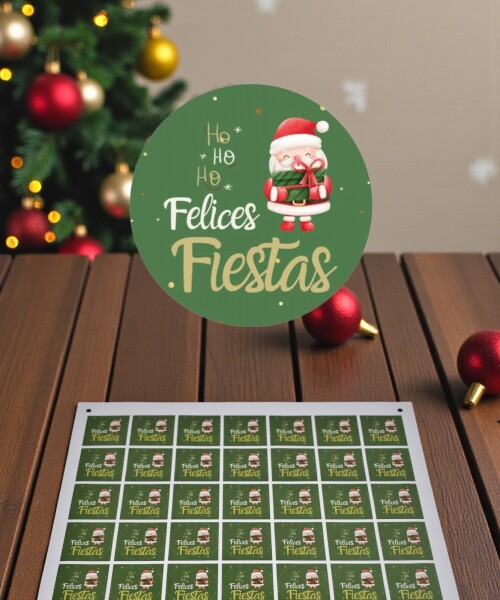 Stickers navidad placha DISEÑO 19