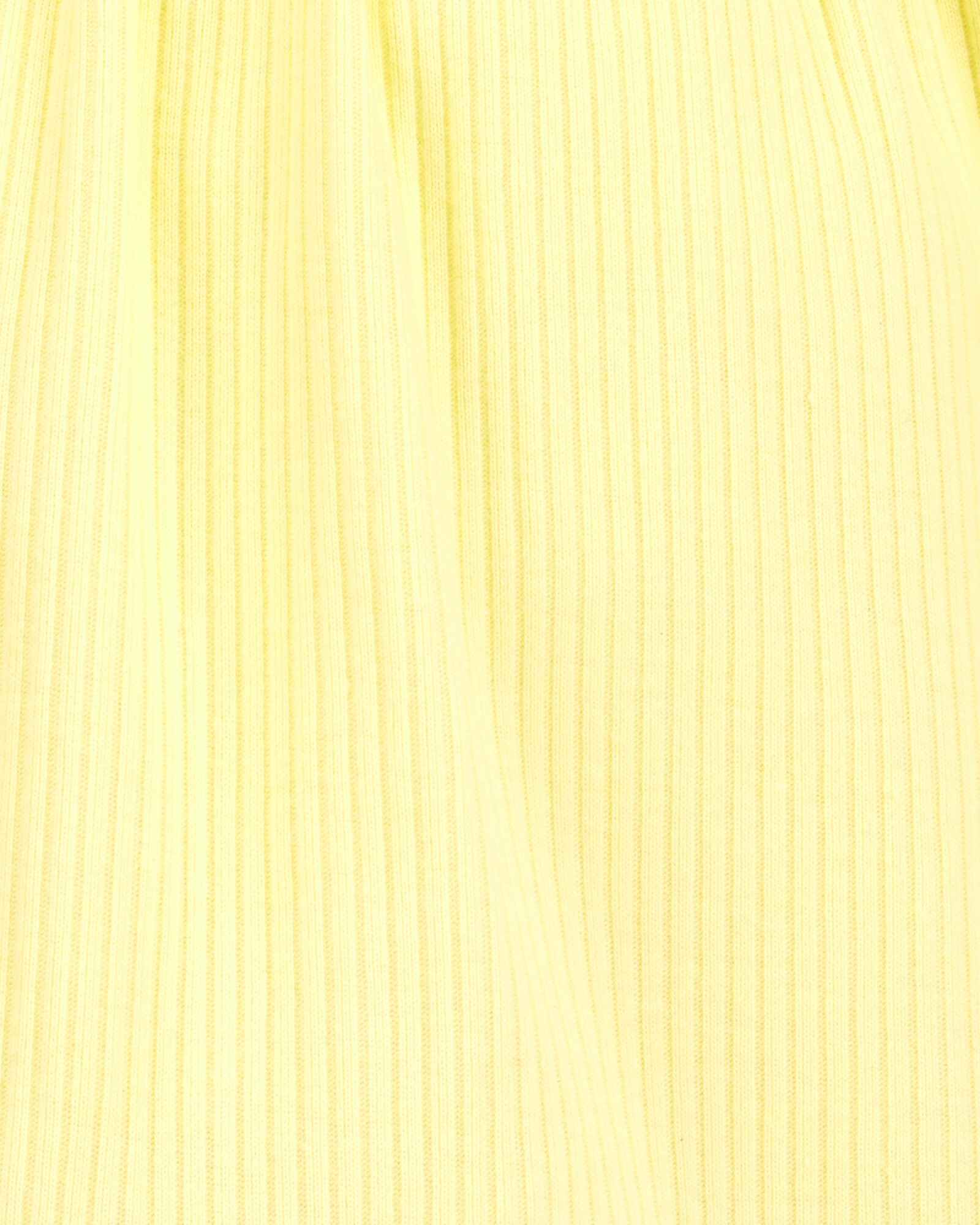 Monito de algodón acanalado, amarillo Monito de algodón acanalado, amarillo