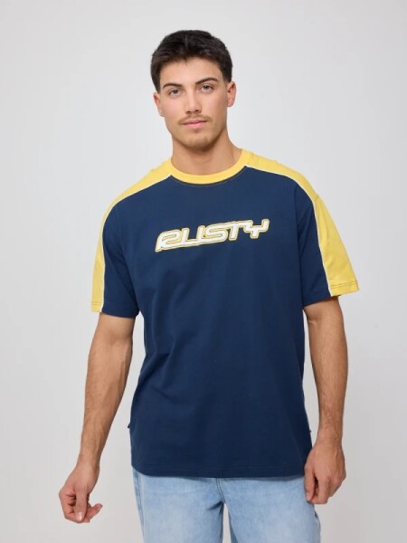 T-SHIRT RUSTY ZOREN AMARILLO