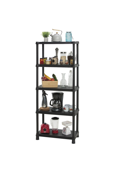 Estantería Plástica Nº15 - Negro (5 Niveles) Rimax Estantería Plástica Nº15 - Negro (5 Niveles) Rimax