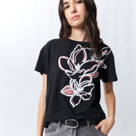 REMERA RIACHE Negro