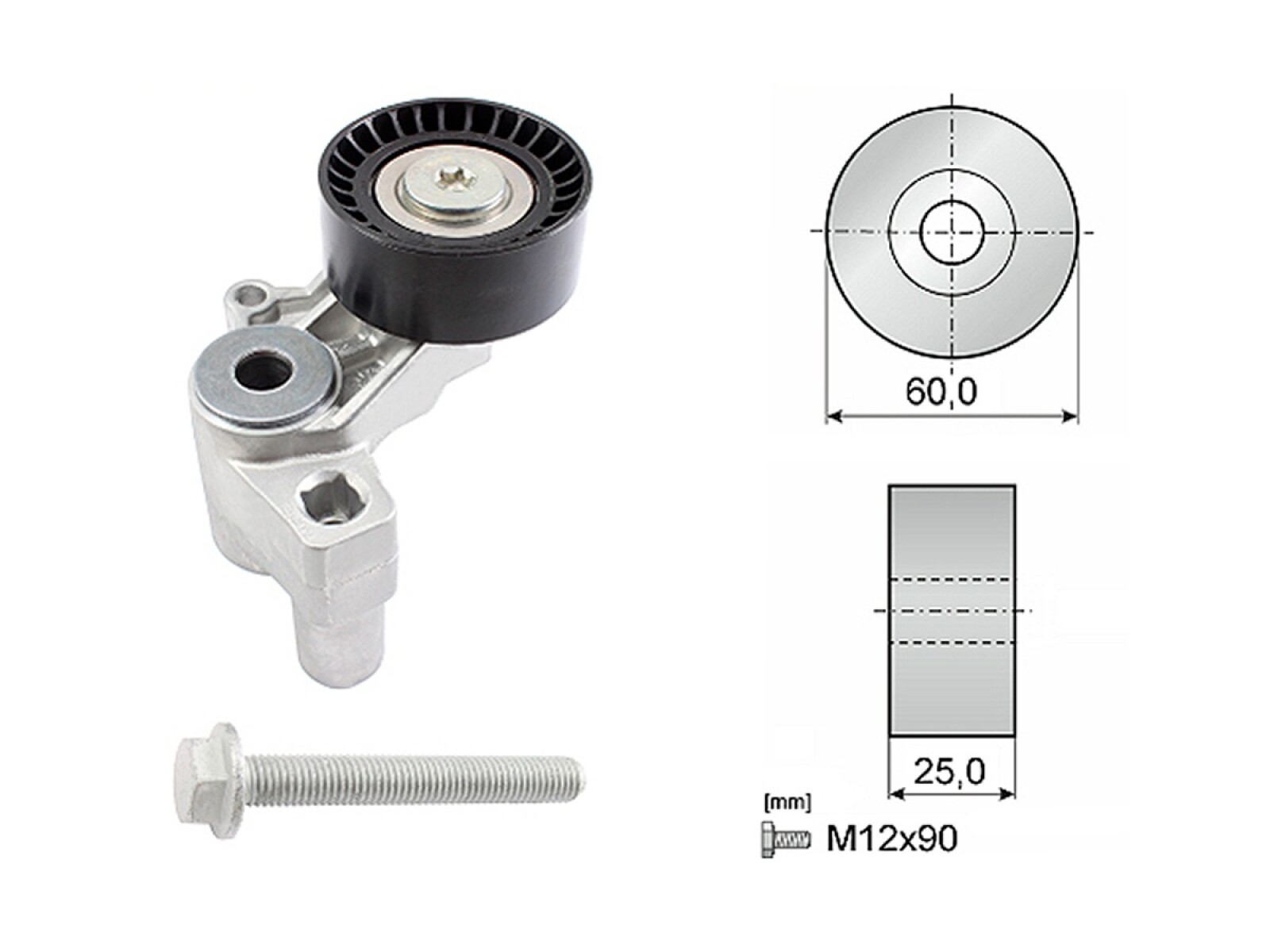 Tensor Guía Correa Accesorios 