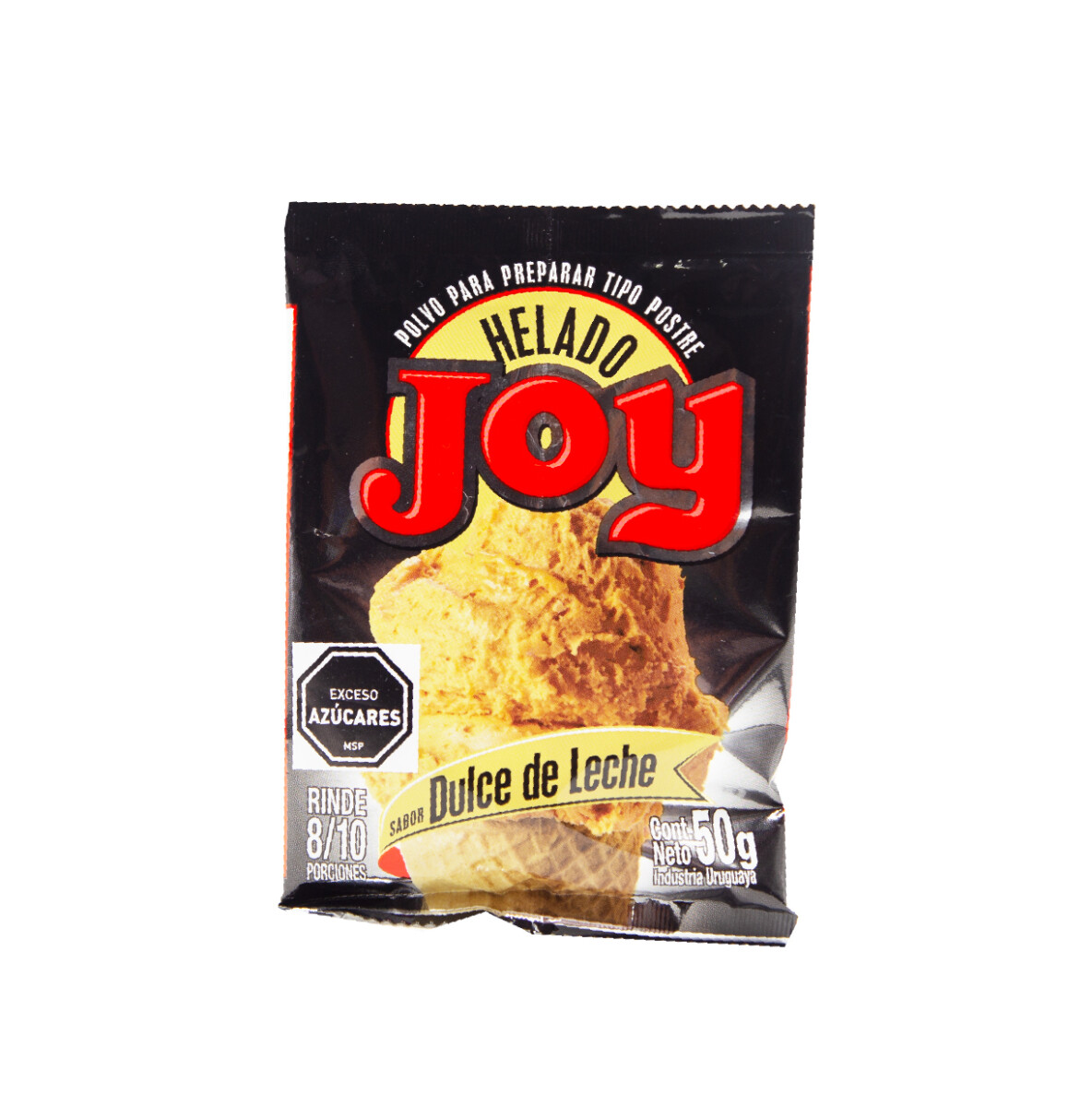HELADO JOY DULCE DE LECHE 50GRS (UNIDAD) 8 A10 PEORCIONES 