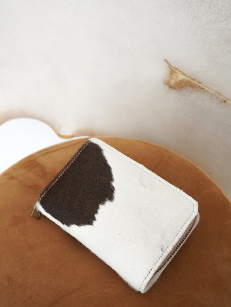 Mini Wallet - Cowhide claro 