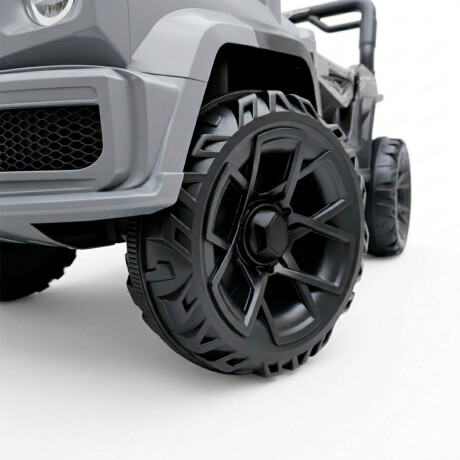 Auto A Bateria Cuatriciclo Wagon 4x4 C/control Remoto Gris