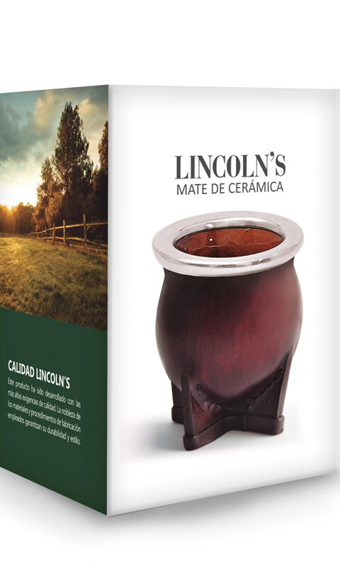 MATE DE CERÁMICA CHICO DELTA ENGRASADO MARRÓN