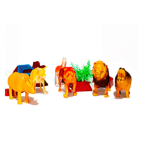 3x2 OUTLET Animales De La Selva En Bolsa 24 X 20 Cm Unica