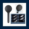 Kit Monocomando de Ducha sin Transferencia Negro Wico Kit Monocomando De Ducha Sin Transferencia Negro Wico