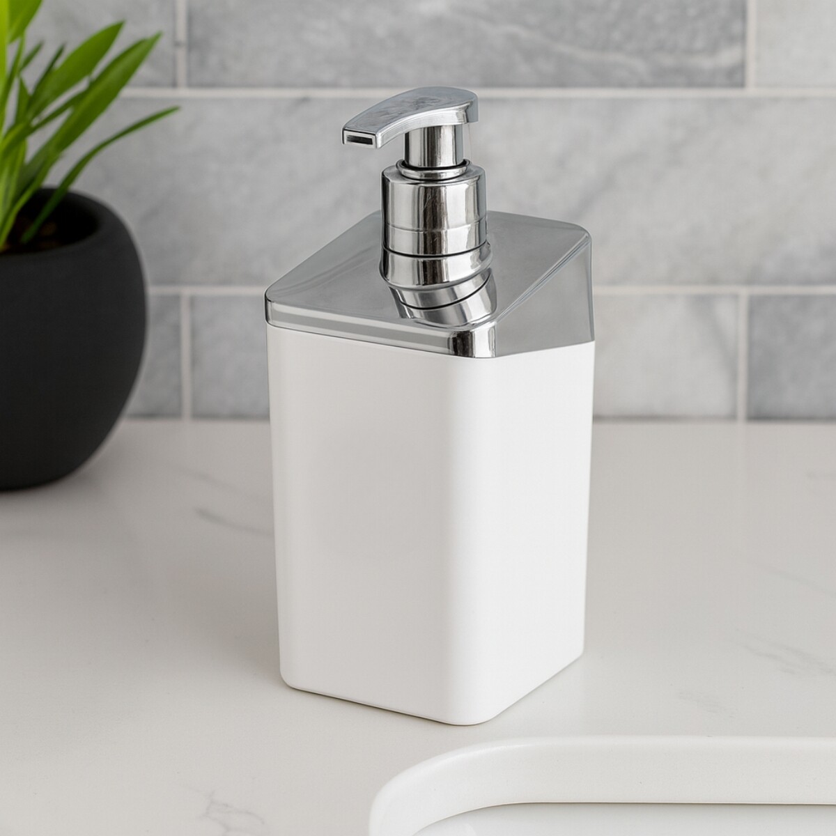 Dispensador de jabón 350ml - BLANCO 
