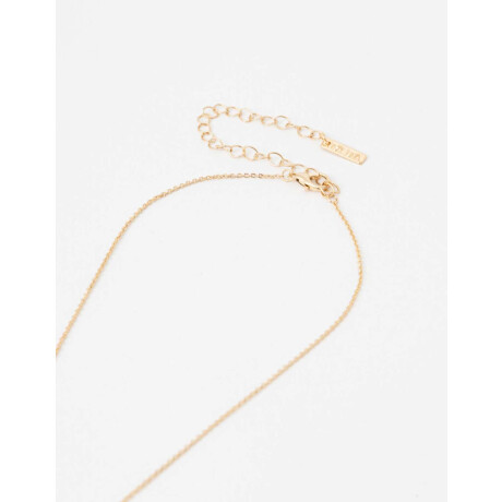 Collar Corto Con Dije De Corazón Dorado