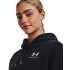 UA Icon Fleece OS Hoodie-PNK BLK-001
