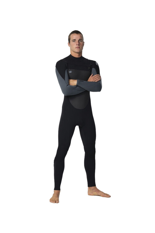 PRE-VENTA (Entrega estimada en Marzo) Defender 4/3mm - Chest Zip Full Wetsuit - Graphite PRE-VENTA (Entrega estimada en Marzo) Defender 4/3mm - Chest Zip Full Wetsuit - Graphite