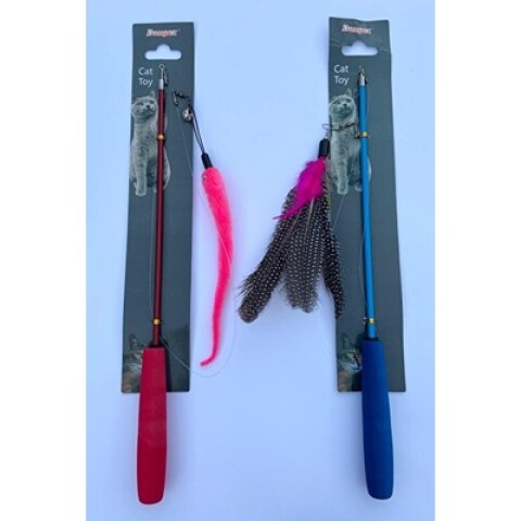 Juguete p/Gatos Varita con Plumas 40 cm Juguete p/Gatos Varita con Plumas 40 cm