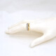 Anillo En Oro 18K Combinado Con Brillantes Anillo En Oro 18K Combinado Con Brillantes