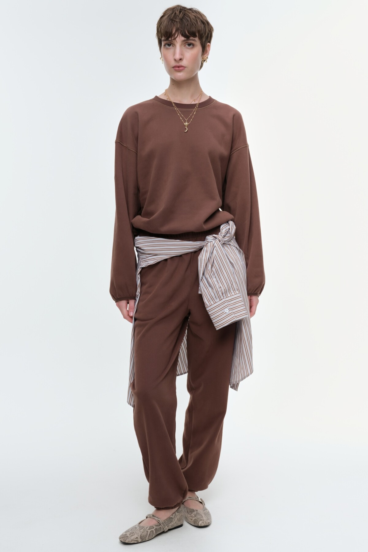 Pantalón Evie Marron